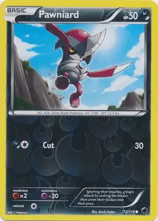 Plasma Freeze Pawniard #72/116 reverse holo
